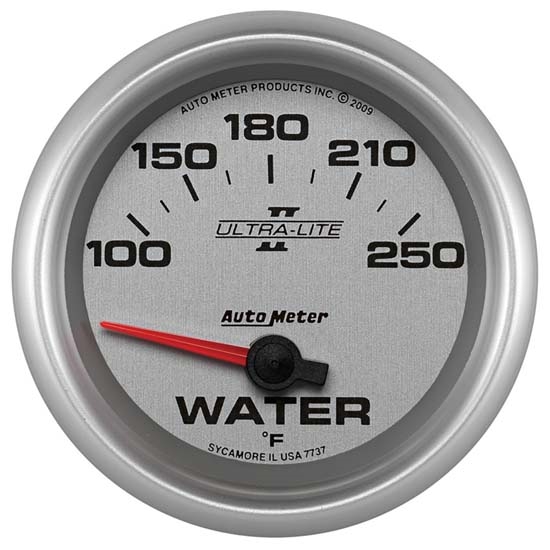 Auto Meter 7737 Ultra-Lite II Air-Core Water Temperature Gauge Auto Meter 7737 Ultra-Lite II Air-Core Water Temperature Gauge
