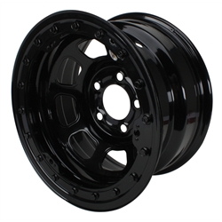 Bassett Wissota Certified Wheel, Beadlock, 15x8, 5 on 5 Inch, Black