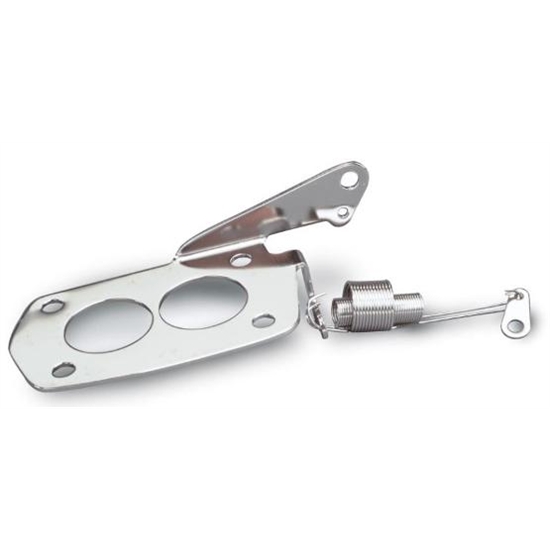 Lokar TRP4003 TriPower Throttle Cable Bracket and Springs, Stainless