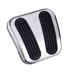 Lokar BAG-6169 67-72 Chevy/GMC Curved Billet Alum E-Brake Pedal Pad