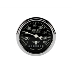 Stewart Warner Wings Electric Speedometer, Black
