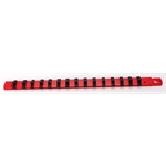 Ernst Mfg 8300-RED-1/4 Socket Organizer, 1/4 Inch Drive