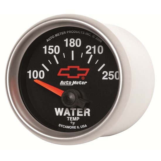 Auto Meter 3637-00406 GM Black Air-Core Water Temperature Gauge Auto Meter 3637-00406 GM Black Air-Core Water Temperature Gauge