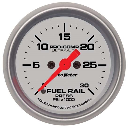 Auto Meter 4386 Ultra-Lite Digital Stepper Motor Fuel Rail Press Gauge Auto Meter 4386 Ultra-Lite Digital Stepper Motor Fuel Rail Press Gauge