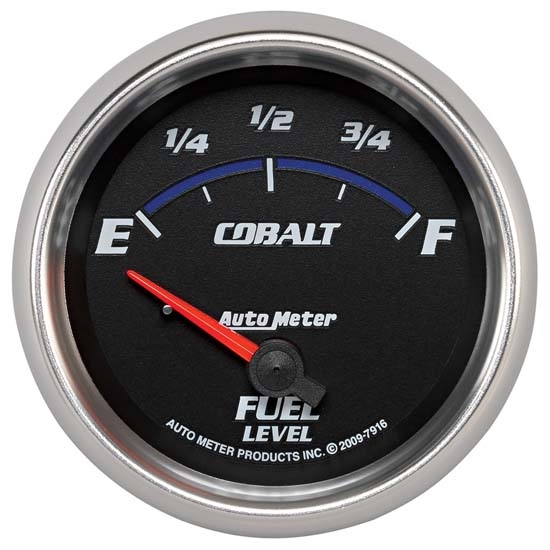 Auto Meter 7916 Cobalt Air-Core Fuel Level Gauge, 2-5/8 Inch Auto Meter 7916 Cobalt Air-Core Fuel Level Gauge, 2-5/8 Inch