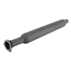 Seamless Glasspack Header Muffler, 2-1/2 Inch In, 2 Inch Out