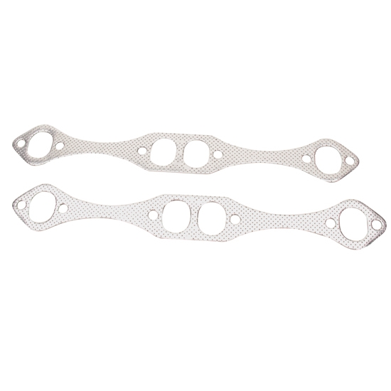 Extreme Exhaust Gaskets, Small Block Chevy, 1-5/8 Inch Oval Port Extreme Exhaust Gaskets, Small Block Chevy, 1-5/8 Inch Oval Port
