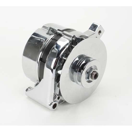 King Chrome 1965-1981 Ford Alternator, 60 Amp King Chrome 1965-1981 Ford Alternator, 60 Amp