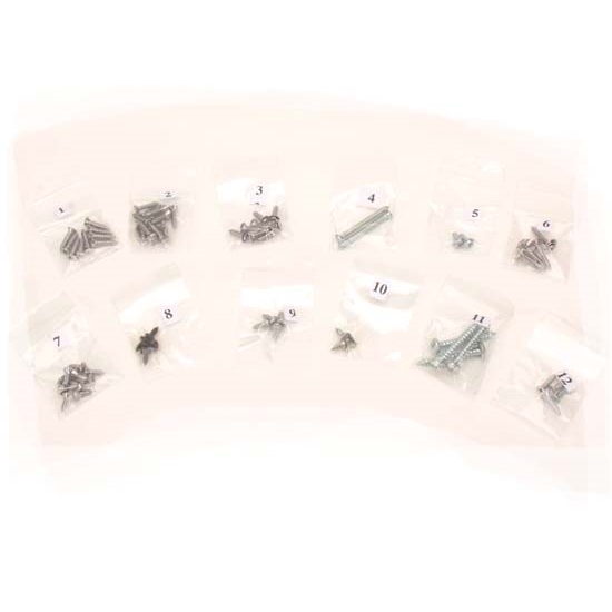 Mr. G's GM1590 66 Chevelle Interior Screw Kit, 2 Dr H/T, 62 Screws Mr. G's GM1590 66 Chevelle Interior Screw Kit, 2 Dr H/T, 62 Screws