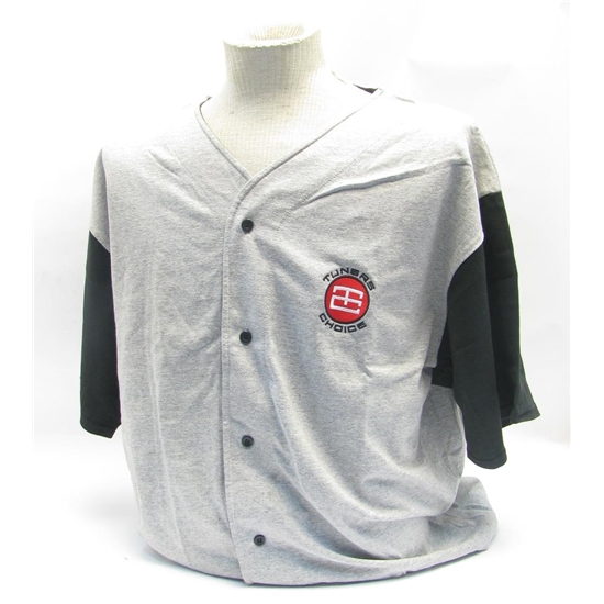 Garage Sale - Tuners Choice Grey Baseball T-Shirt Garage Sale - Tuners Choice Grey Baseball T-Shirt