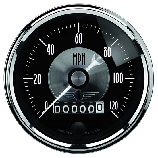 Auto Meter 2088 Prestige Black Diamond Air-Core Speedometer, 3-3/8 In. Auto Meter 2088 Prestige Black Diamond Air-Core Speedometer, 3-3/8 In.