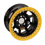 AERO 53 Series IMCA Certified Race Wheel, Beadlock, 5 on 4-3/4 Inch Pattern