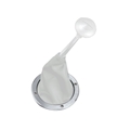 Lokar 70-SSR Round Shifter Boot Ring, Stainless