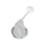 Lokar 70-SSR Round Shifter Boot Ring, Stainless