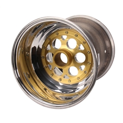Weld 735-51656 15 x 16 Inch Right Rear Wheel, 6 Inch Offset, Beadlock/Cover
