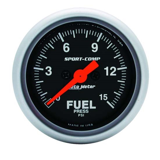 Auto Meter 3361 Sport-Comp Digital Stepper Motor Fuel Pressure Gauge Auto Meter 3361 Sport-Comp Digital Stepper Motor Fuel Pressure Gauge