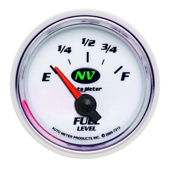 Auto Meter 7313 NV Air-Core Fuel Level Gauge, 2-1/16 Inch Auto Meter 7313 NV Air-Core Fuel Level Gauge, 2-1/16 Inch