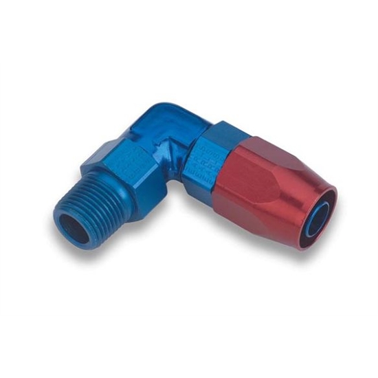 Earls 829006ERL 90 Degree Swivel 1/4 Inch NPT Male to -6 AN Hose