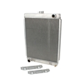Universal Aluminum Radiator - 27 Inch Tall, Driver Side Outlet