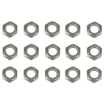 1/2 Inch Aluminum Nylock Bolt Nuts, 15 Pack