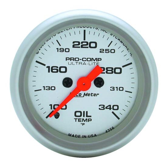 Auto Meter 4356 Ultra-Lite Digital Stepper Motor Oil Temperature Gauge Auto Meter 4356 Ultra-Lite Digital Stepper Motor Oil Temperature Gauge