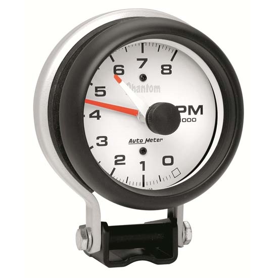 Auto Meter 5780 Phantom Air-Core Pedestal Tachometer, 8K RPM, 3-3/4 Auto Meter 5780 Phantom Air-Core Pedestal Tachometer, 8K RPM, 3-3/4