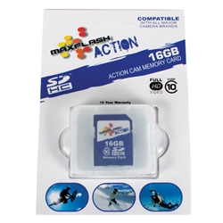 Prime Memory Solutions SD16GHCCL10M-A 16 GB SD Card for GoPro Camera