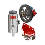 KRC 29010010 Pro Aluminum SBC Pump Kit-V-Belt-Head Mount Remote Tank
