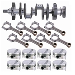 Street Small Block Chevy 400 Rotating Assembly, Dish Dome, 5.7 Inch Rod