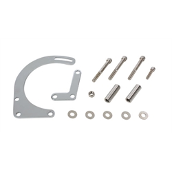 Small Block Chevy Low Mount Alternator Bracket, Chrome