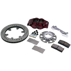 Ultra Lite Midget Sprint Inboard Brake Kit, Standard Steel Rotor, 2 Bolt Mt.