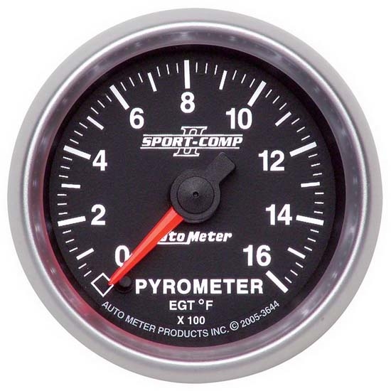 Auto Meter 3644 Sport-Comp II Digital Stepper Motor Pyrometer Gauge Auto Meter 3644 Sport-Comp II Digital Stepper Motor Pyrometer Gauge