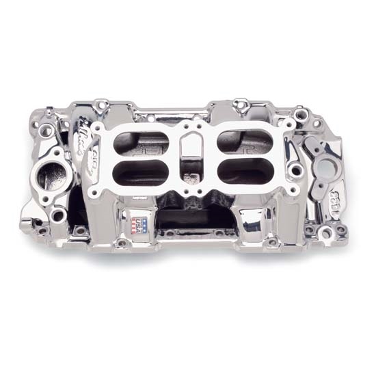 Edelbrock 75224 RPM Air Gap DualQuad Intake Manifold, Big Block Chevy