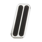 Lokar BAG-6092 67-69 Camaro/Firebird Billet Alum Throttle Pad w/Rubber