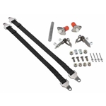 Hidden Tail Gate Latch w/ 21 Inch Straps