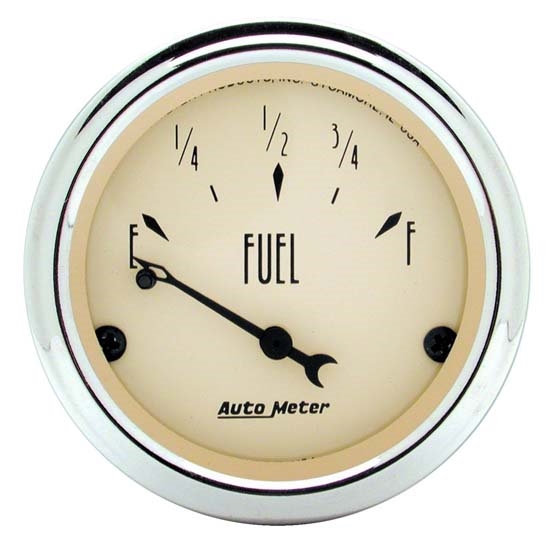 Auto Meter 1815 Antique Beige Air-Core Fuel Level Gauge Auto Meter 1815 Antique Beige Air-Core Fuel Level Gauge