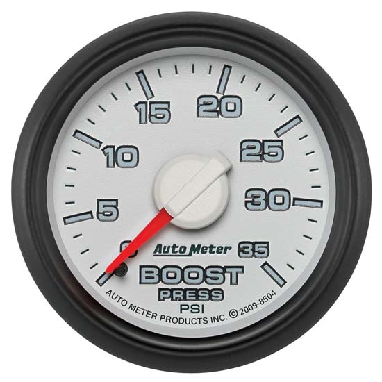 Auto Meter 8504 Gen 3 Dodge Factory Match Mechanical Boost Gauge Auto Meter 8504 Gen 3 Dodge Factory Match Mechanical Boost Gauge