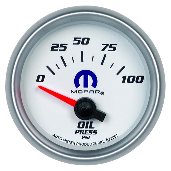 Auto Meter 880029 Mopar Air-Core Oil Pressure Gauge, 2-1/16 Inch Auto Meter 880029 Mopar Air-Core Oil Pressure Gauge, 2-1/16 Inch