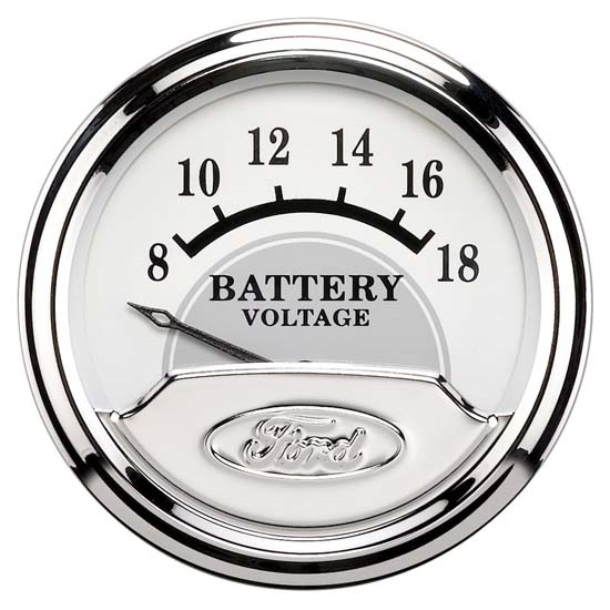 Auto Meter 880354 Ford Masterpiece Air-Core Voltmeter Gauge Auto Meter 880354 Ford Masterpiece Air-Core Voltmeter Gauge