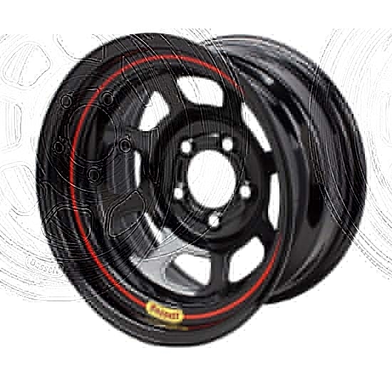 Bassett 58SJ4 15X8 D-Hole Lite 5 on 5.5 4 Inch Backspace Black Wheel Bassett 58SJ4 15X8 D-Hole Lite 5 on 5.5 4 Inch Backspace Black Wheel