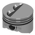 KB Chevy 350 Hypereutectic Pistons, Flat Top, 5.7 Rod
