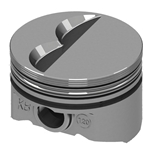 KB Chevy 350 Hypereutectic Pistons, Flat Top, 5.7 Rod