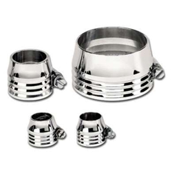 Billet Specialties Polished Aluminum Hose End Covers