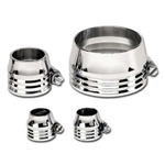 Billet Specialties Polished Aluminum Hose End Covers