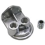 Single Remote Oil Filter Bracket, Vertical Outlet, 3/4-16 Thread