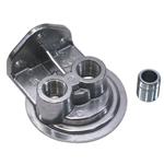 Single Remote Oil Filter Bracket, Vertical Outlet, 13/16-16 Thread