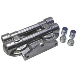 Dual Horizontal Remote Oil Filter Bracket
