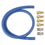 Neoprene Hose and Fitting Kit for Remote Oil Filter, 48 Inch