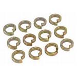 High Collar Steel Lock Washers, 3/8 Inch, Set/12