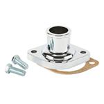 Chevy/Mopar Chrome Water Neck, Gasket Sealed